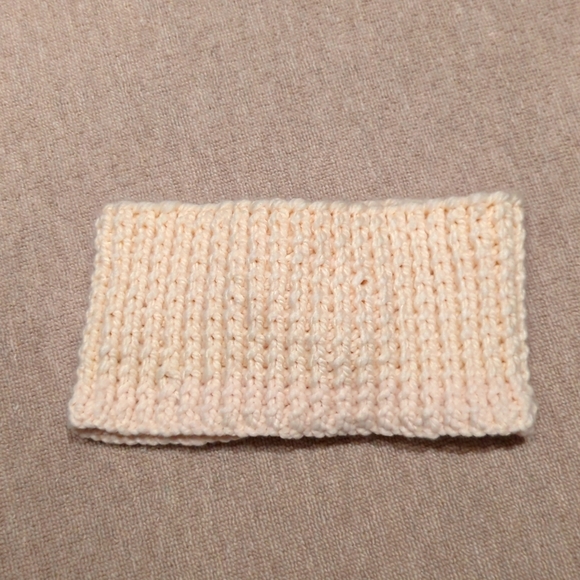 Hand knit infinity scarf - Picture 3 of 3